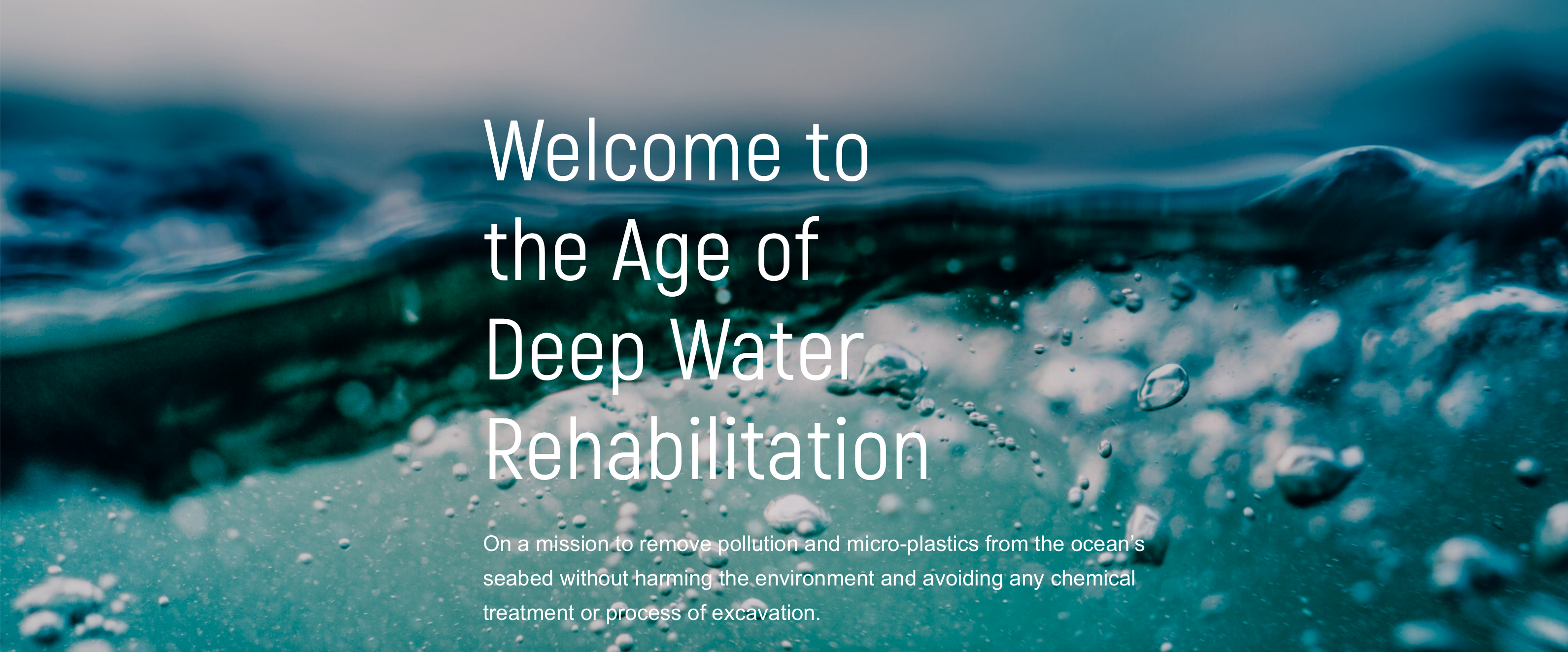 PurOceans: Deep Water Rehabilitation Technology