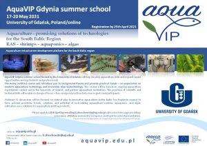 AquaVIP Gdynia summer school – registration open!