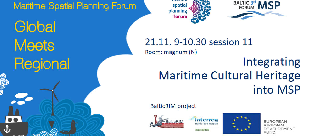 The Maritime Spatial Planning Forum: Global Meets Regional 