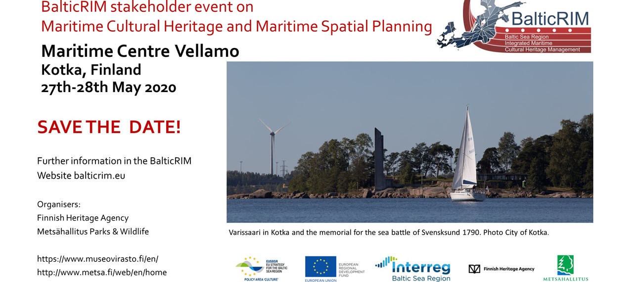 Save the date - BalticRIM stakeholder event, 27-28 May 2020