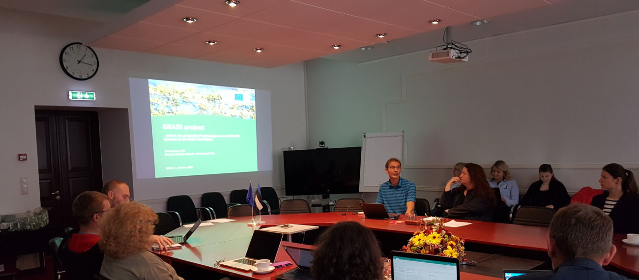 The Estonian project partners conducted the 1st stakeholder meeting within the GRASS project