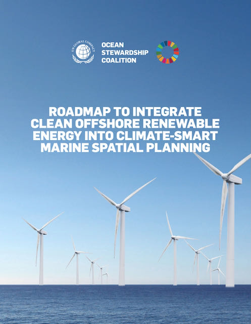 Launched at the COP26 in Glasgow - Roadmap to Integrate Clean Offshore Renewable Energy into Climate-smart Marine Spatial Planning