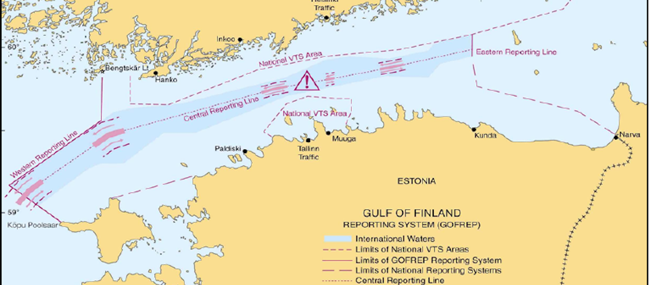 ship reporting system in the Gulf of Finland (Baltic Sea)